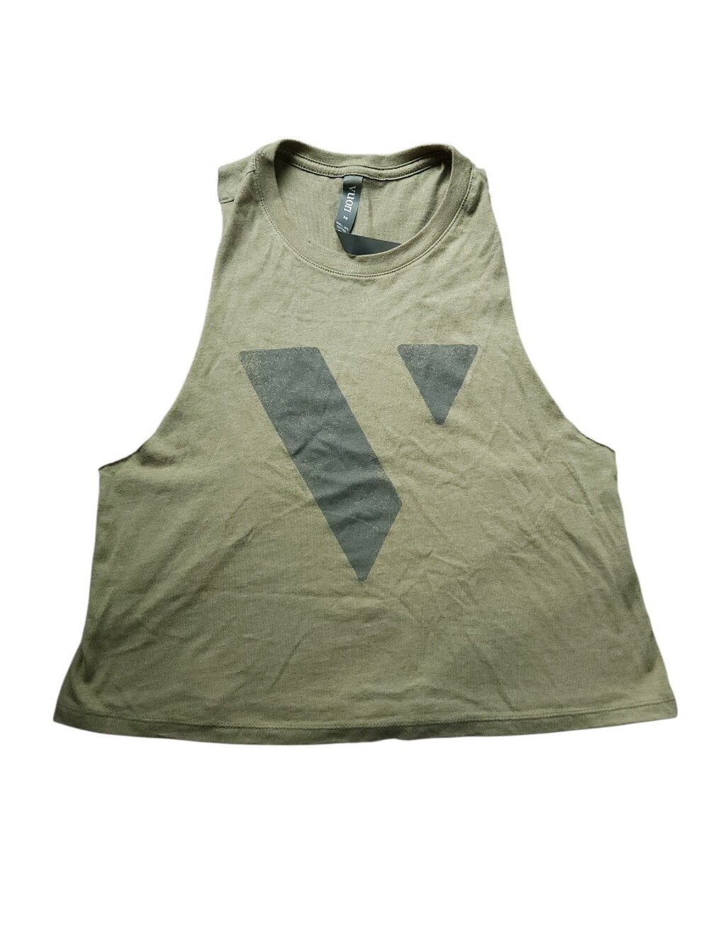 VUORI V1 Mod Tank Quick Dry Heather Olive Sz XS - Picture 3 of 5